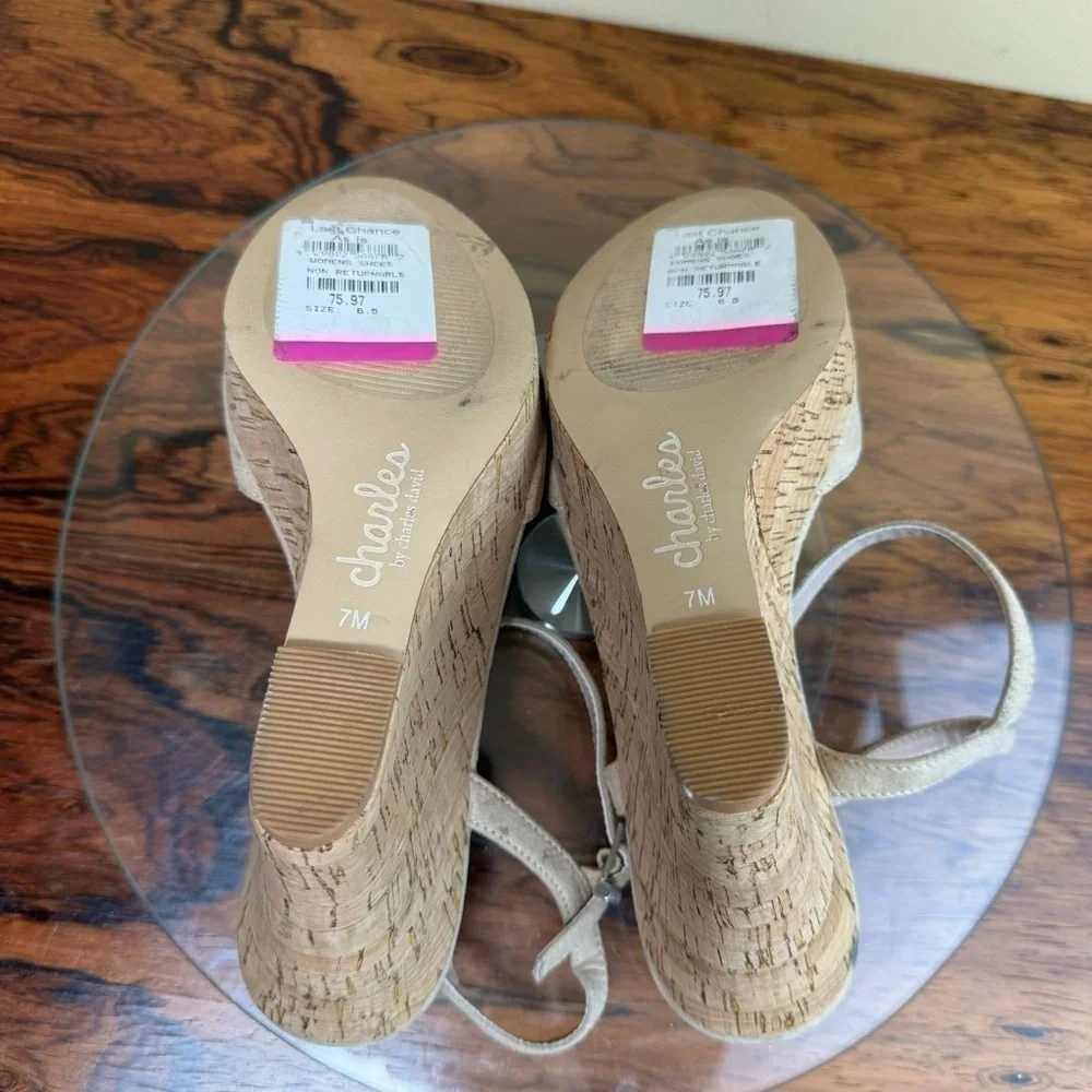 Charles By Charles David Lambert Sandals in Nude